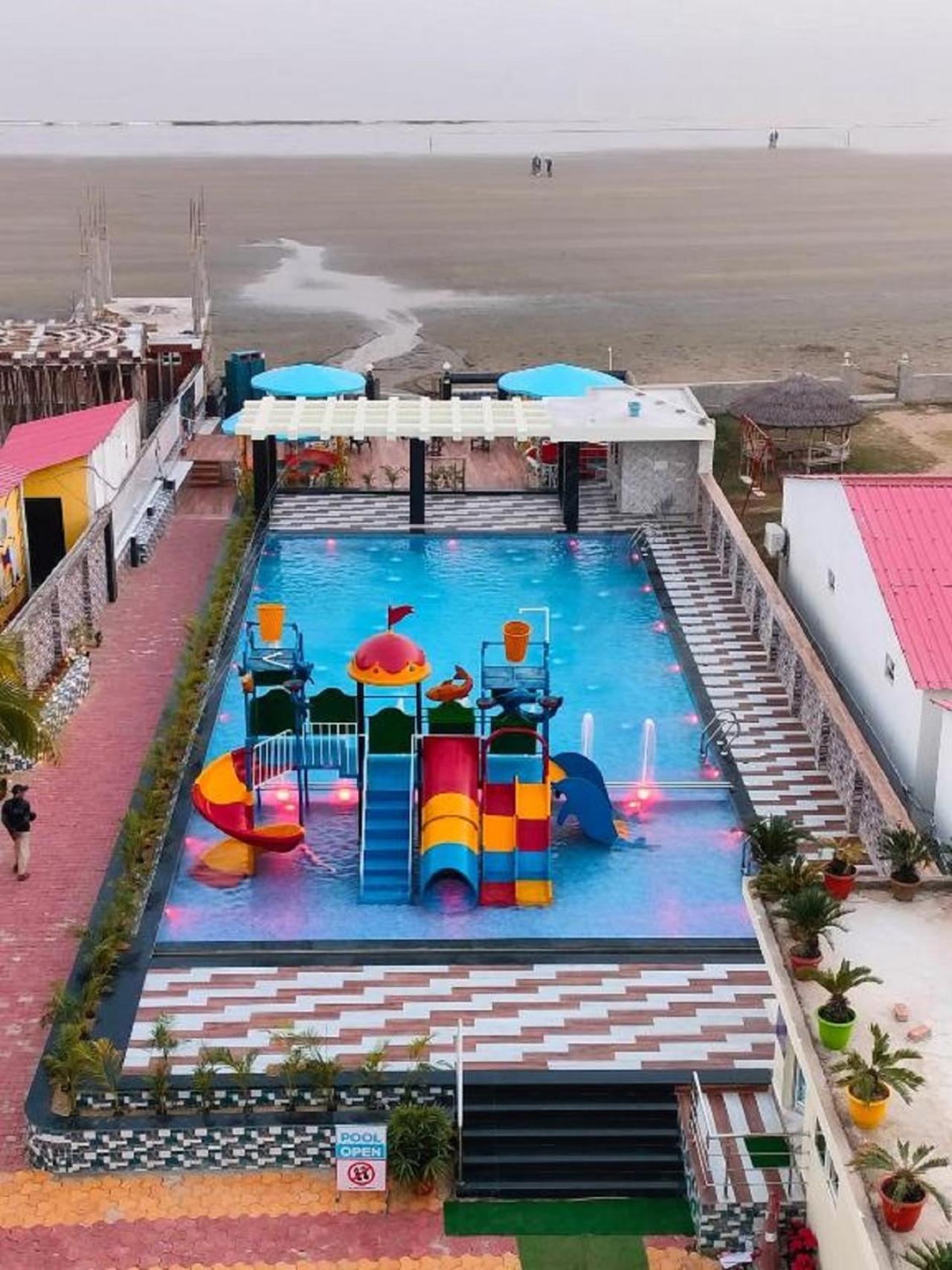 Hotel Hindusthan Inn Mandarmani Exteriör bild